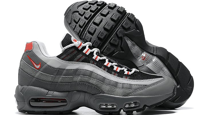 Air max 95 essential grey red 3