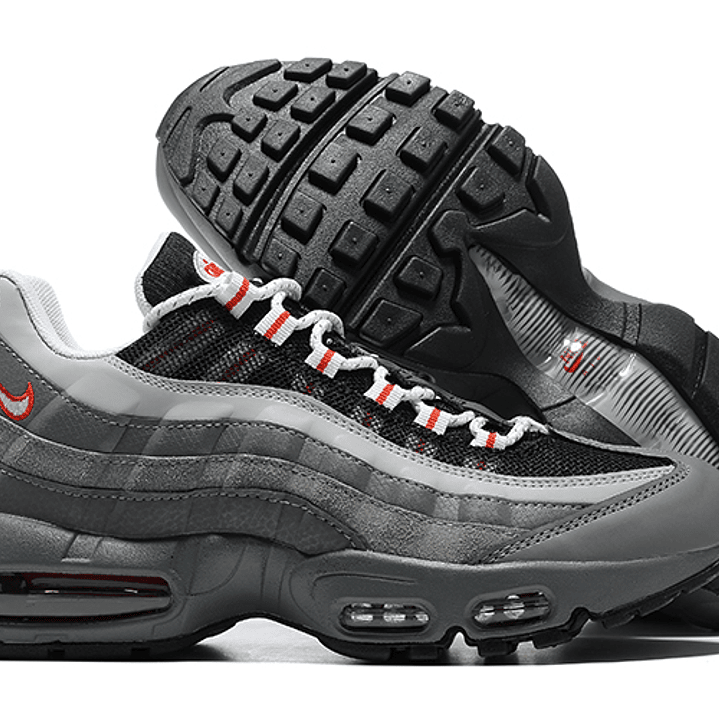 Air max 95 essential grey red 3