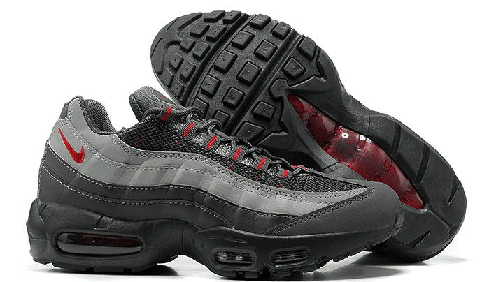 Air max 95 smoke grey red 3