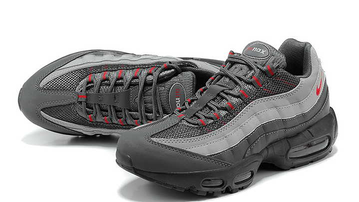 Air max 95 smoke grey red 4