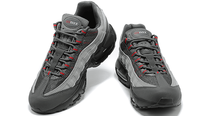 Air max 95 smoke grey red 5