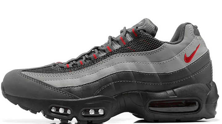 Air max 95 smoke grey red 1