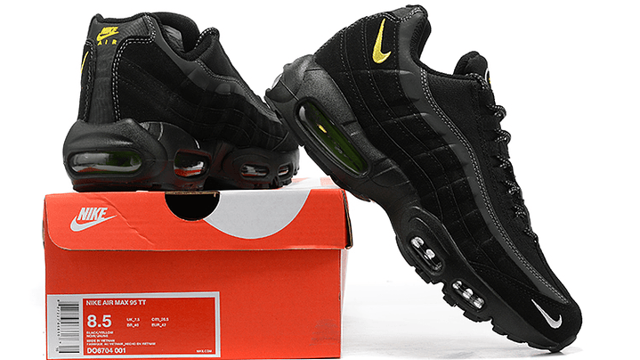 Air max 95 black yellow strike 2