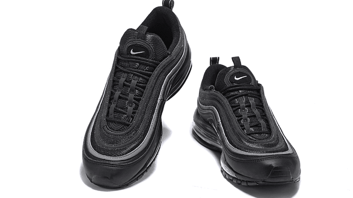 Air max 97 triple black reflective 3