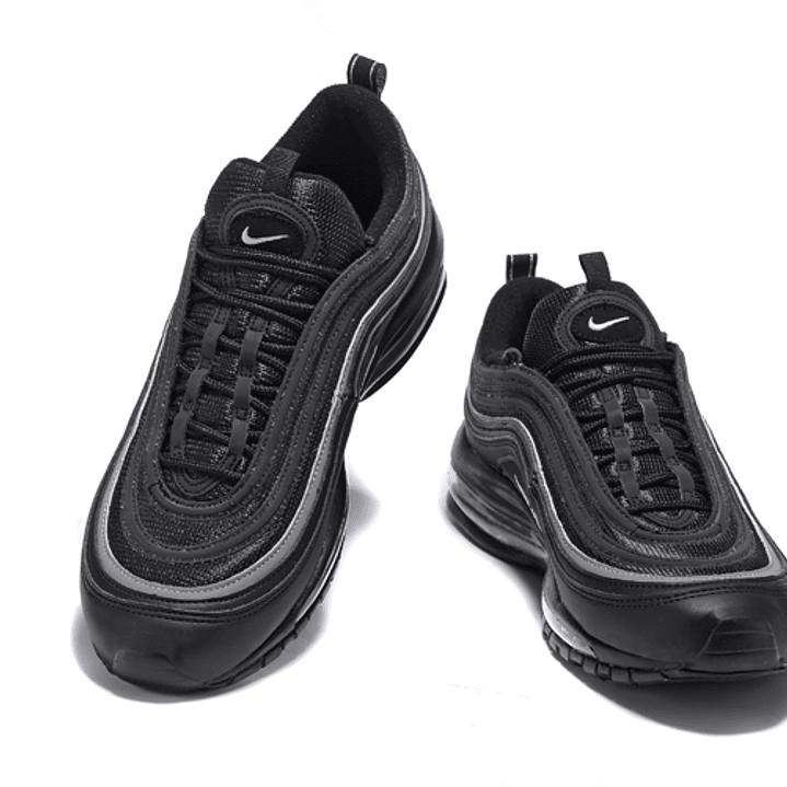 Air max 97 triple black reflective 3