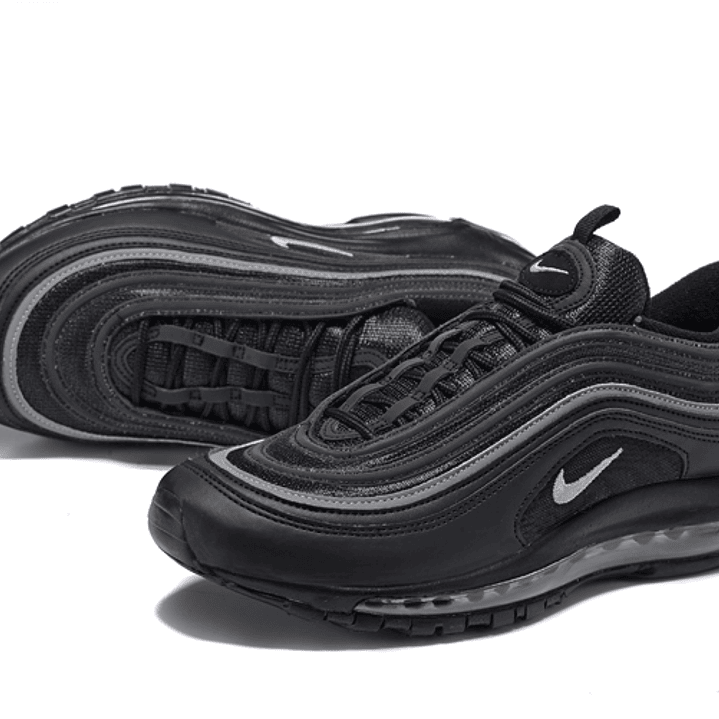 Air max 97 triple black reflective 4