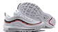 Air max 97 undefeated white - Miniatura 6