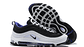 Air max 97 white black persian violet - Miniatura 4