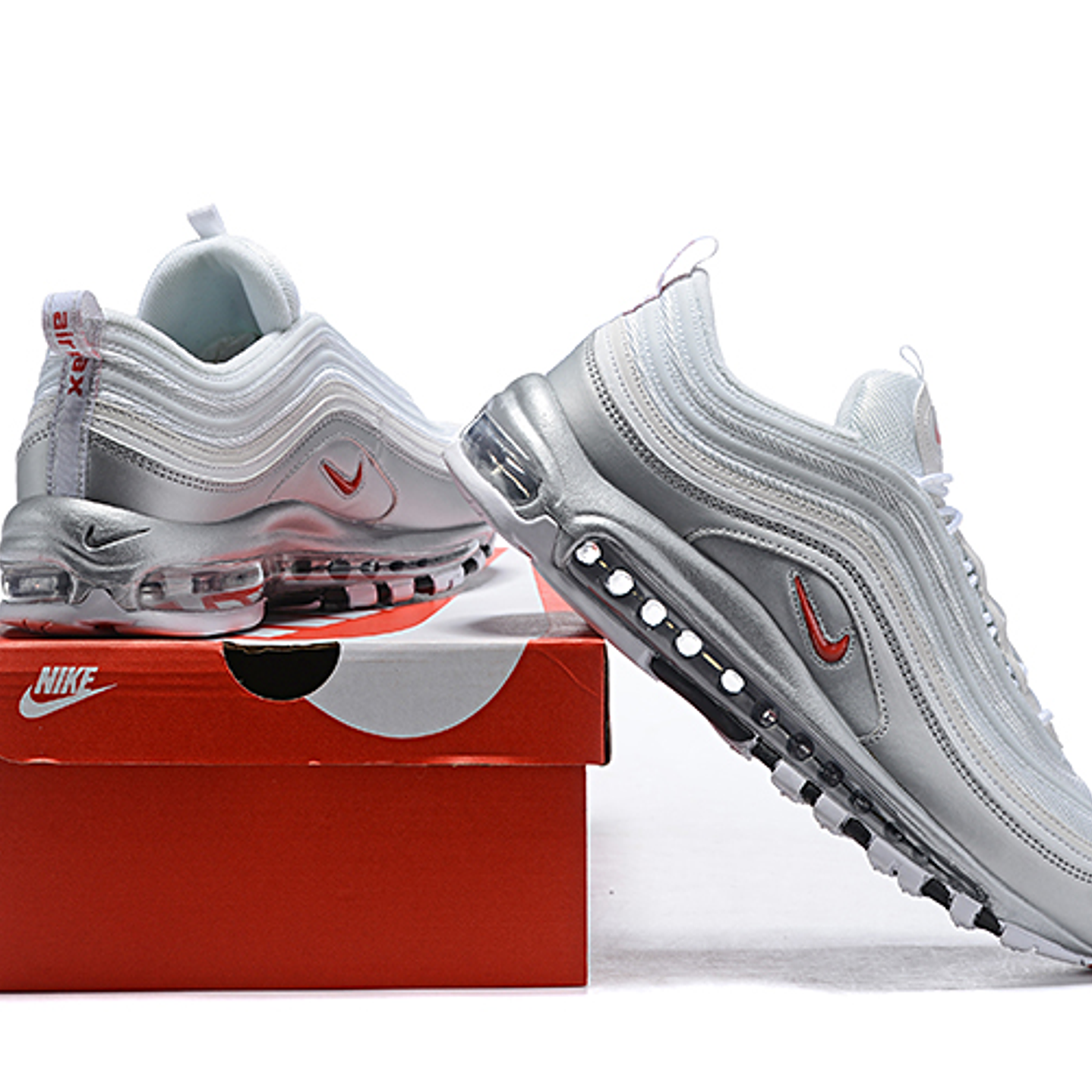 Air max 97 silver red 6