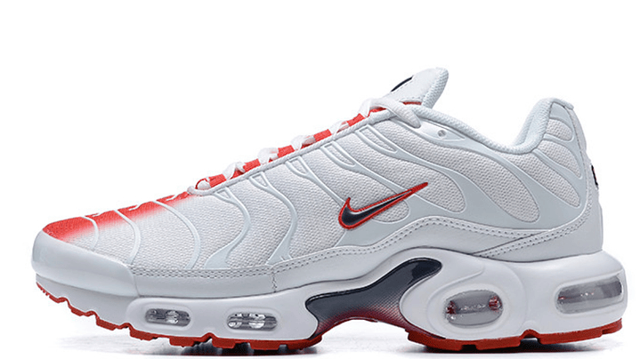 Air max plus TN white university red 1