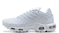 Air max plus TN triple white - Miniatura 1