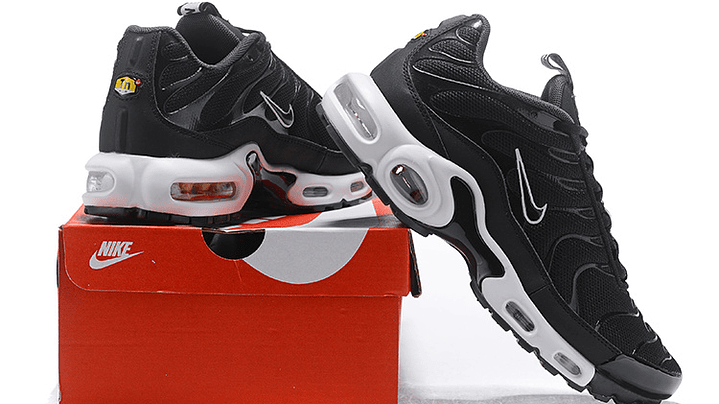 Air max plus Tn black & white 5