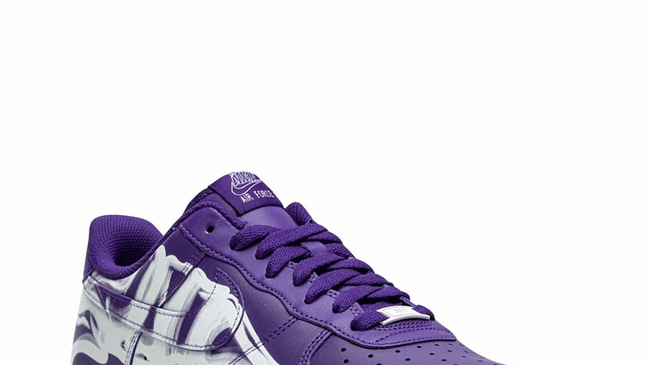 Air Force 1 low skeleton purple 2