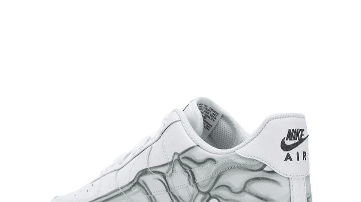Air Force 1 low skeleton white 2