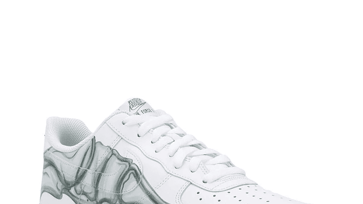 Air Force 1 low skeleton white 3