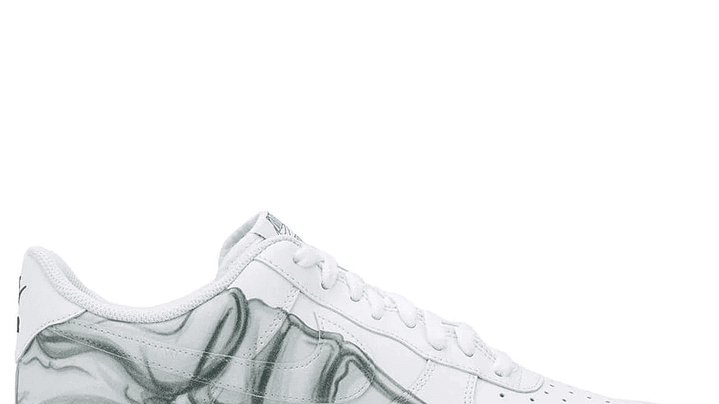 Air Force 1 low skeleton white 1