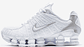 Nike shox TL Triple white - Miniatura 1