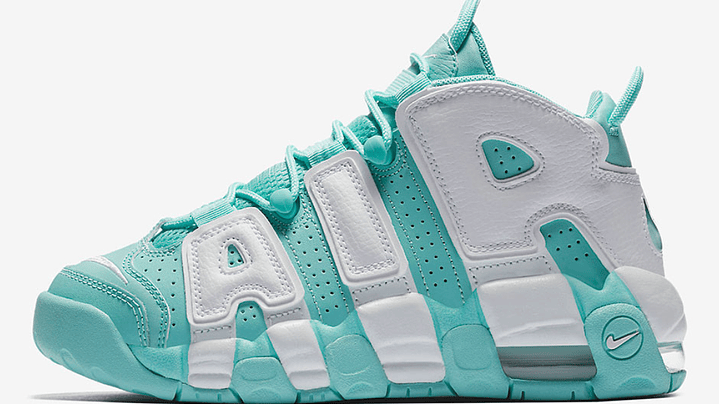 Nike more uptempo island green 1