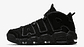 Nike more uptempo triple black reflective - thumbnail 1