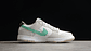 Dunk low split seam white tan mint - Miniatura 2