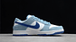 Dunk low SB ligiht blue dark blue - Miniatura 2