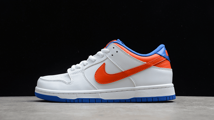 Dunk low SB pro white royal blue orange 1
