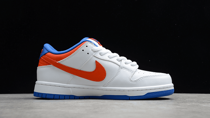 Dunk low SB pro white royal blue orange 2