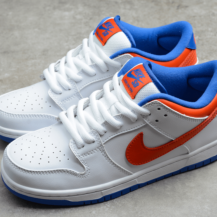 Dunk low SB pro white royal blue orange 5