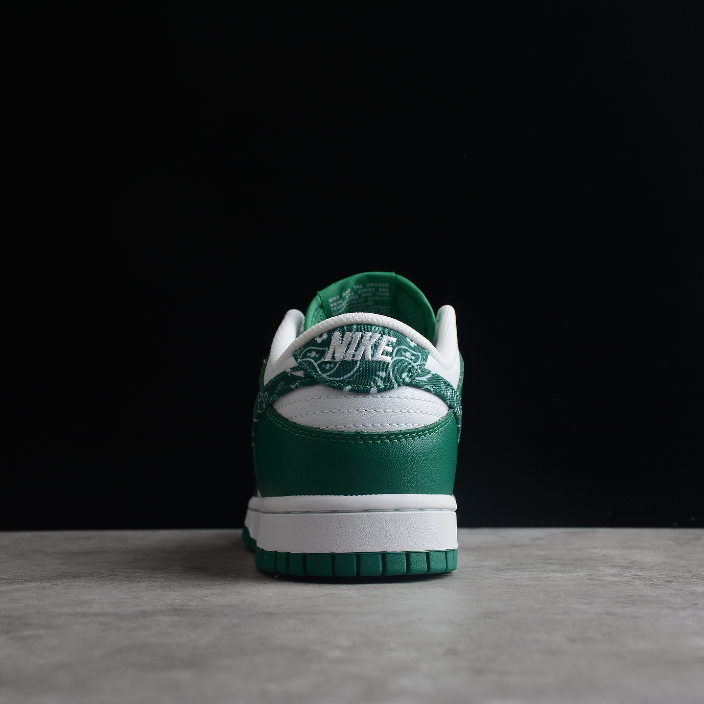 Dunk low paisley green 4