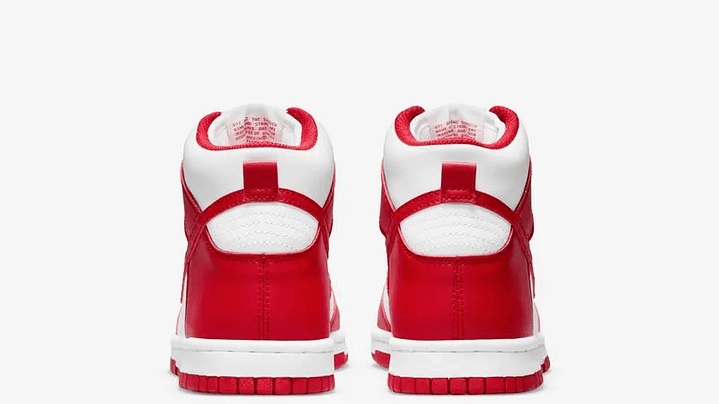 Dunk high university red 5