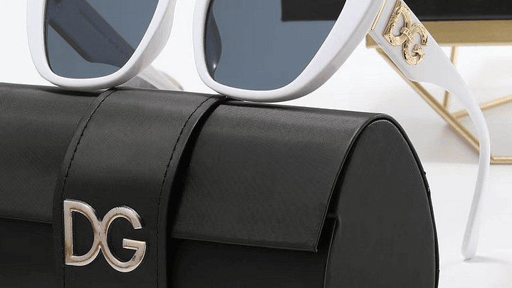 Gafas dolce & Gabanna cat blancas/dorado 1