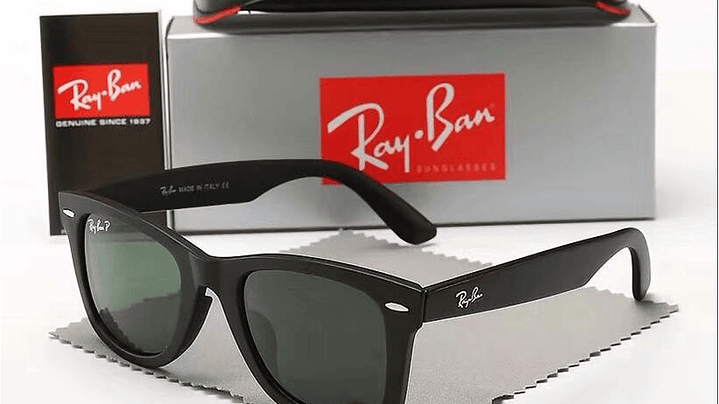 Gafas Ray Ban  wayfarer gris oscuro/negro 1