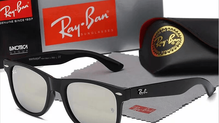 Gafas Ray Ban  wayfarer gris claro/ negro 1