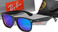 Gafas Ray Ban  wayfarer azul/ negro - Miniatura 1