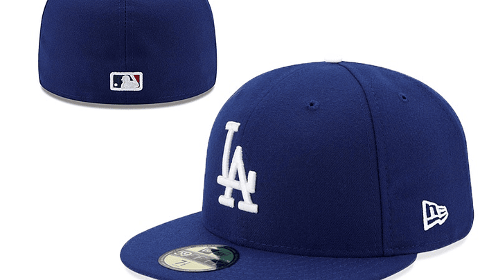 Gorra plana New era LA Azul 1