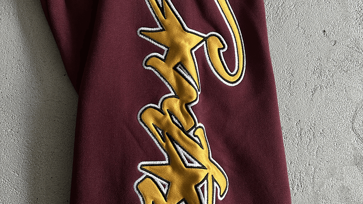 Pants Corteiz wine 7