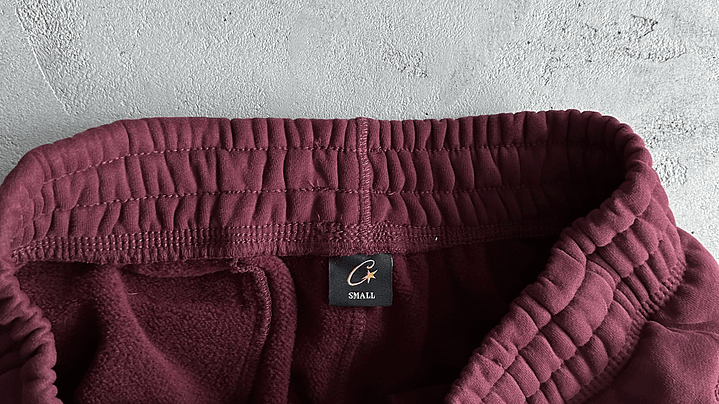 Pants Corteiz wine 8