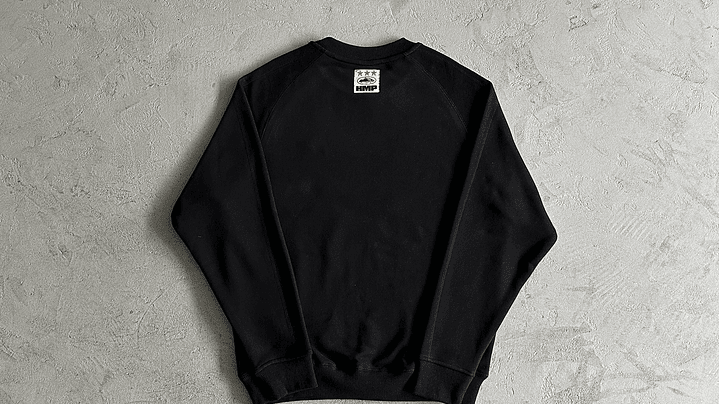 Crewneck corteiz negro minimalista  6