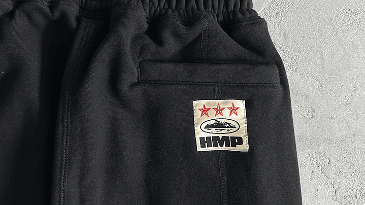 Pants Corteiz negro minimalista 5