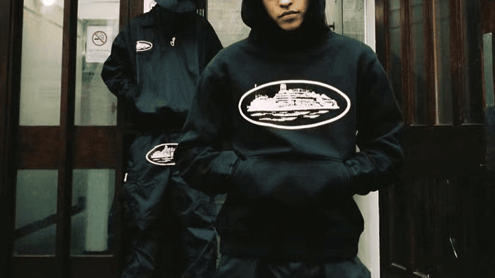 hoodie Corteiz black/pink 3