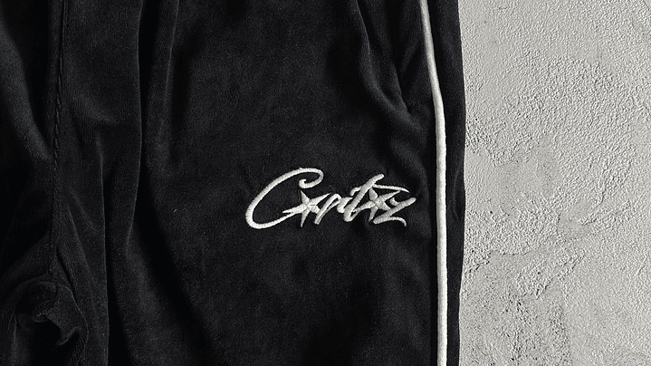 velour pants Corteiz black 3