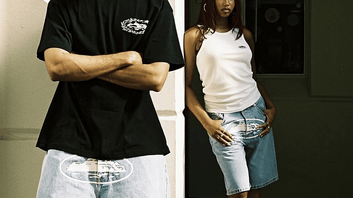 Short Baggy denim Corteiz island 10