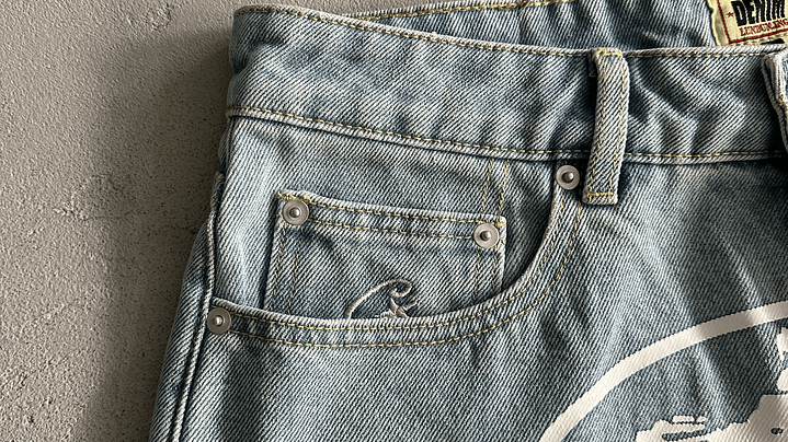 Short Baggy denim Corteiz island 3