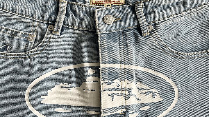 Short Baggy denim Corteiz island 2
