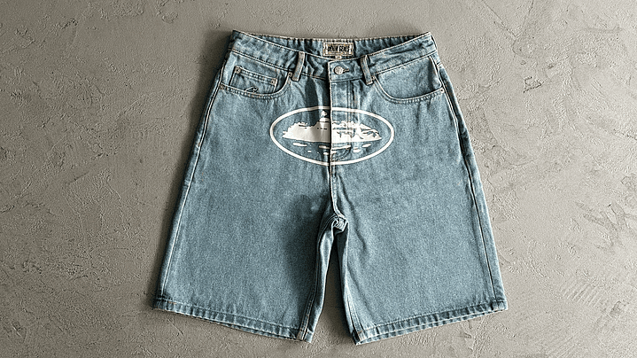 Short Baggy denim Corteiz island 1