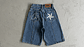 Short denim Corteiz Star - Miniatura 1