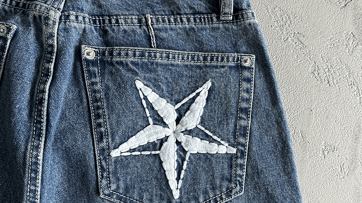 Short denim Corteiz Star 7