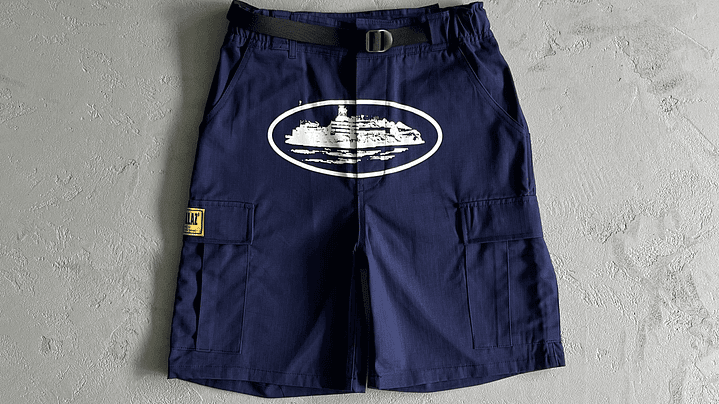 Short Corteiz cargo navy island 1