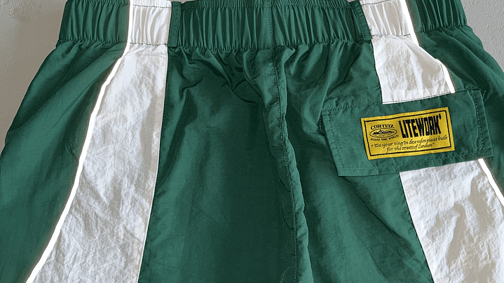 Short Corteiz Slant pocket green 5