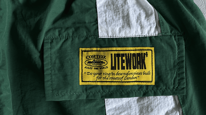 Short Corteiz Slant pocket green 8